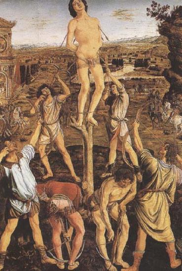 Sandro Botticelli Antonio and Piero del Pollaiolo Martyrdom or St Sebastian France oil painting art